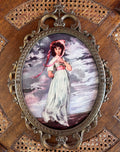 Vintage Framed Reproduction “Pinkie” by Thomas Gainsborough