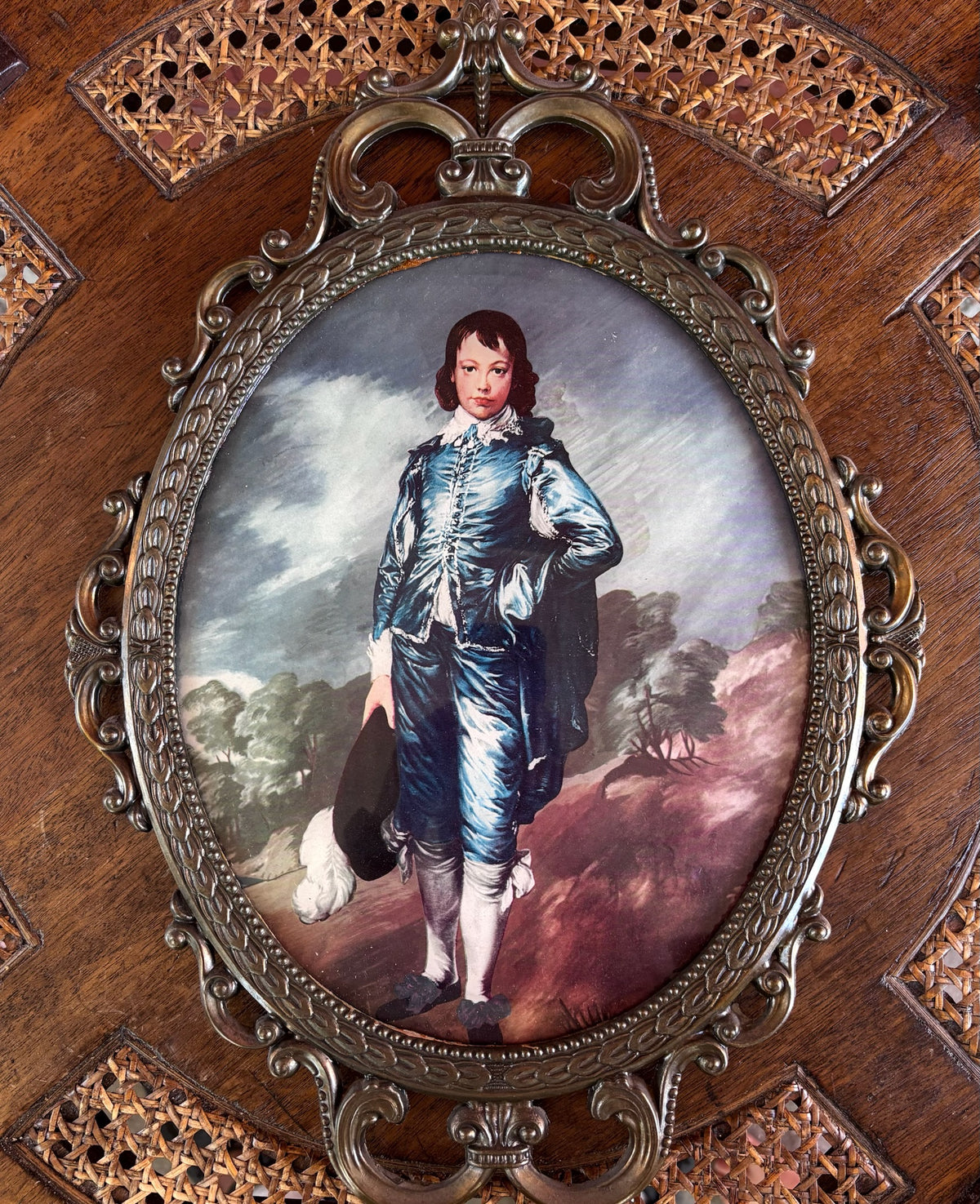 Vintage Framed Reproduction “The Blue Boy” by Thomas Gainsborough