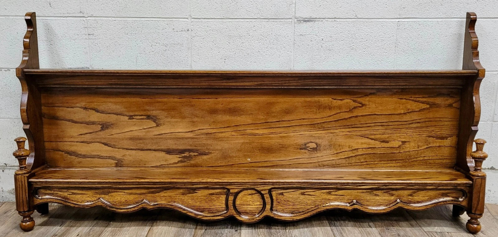 Vintage Victorian Style Oak Wall Shelf Etagere