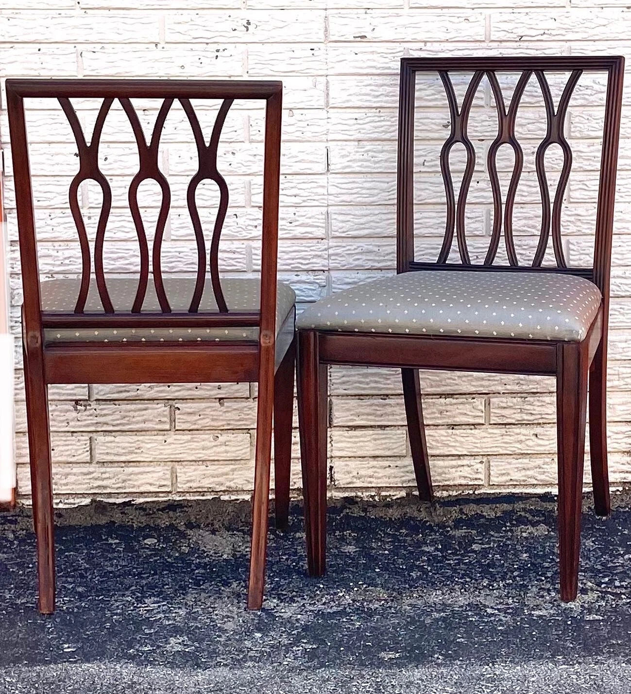 Vintage Lady Emily's Invitation Style Side Chairs