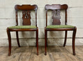 Vintage American Empire Style Mahogany Dining Chairs Accent Chairs
