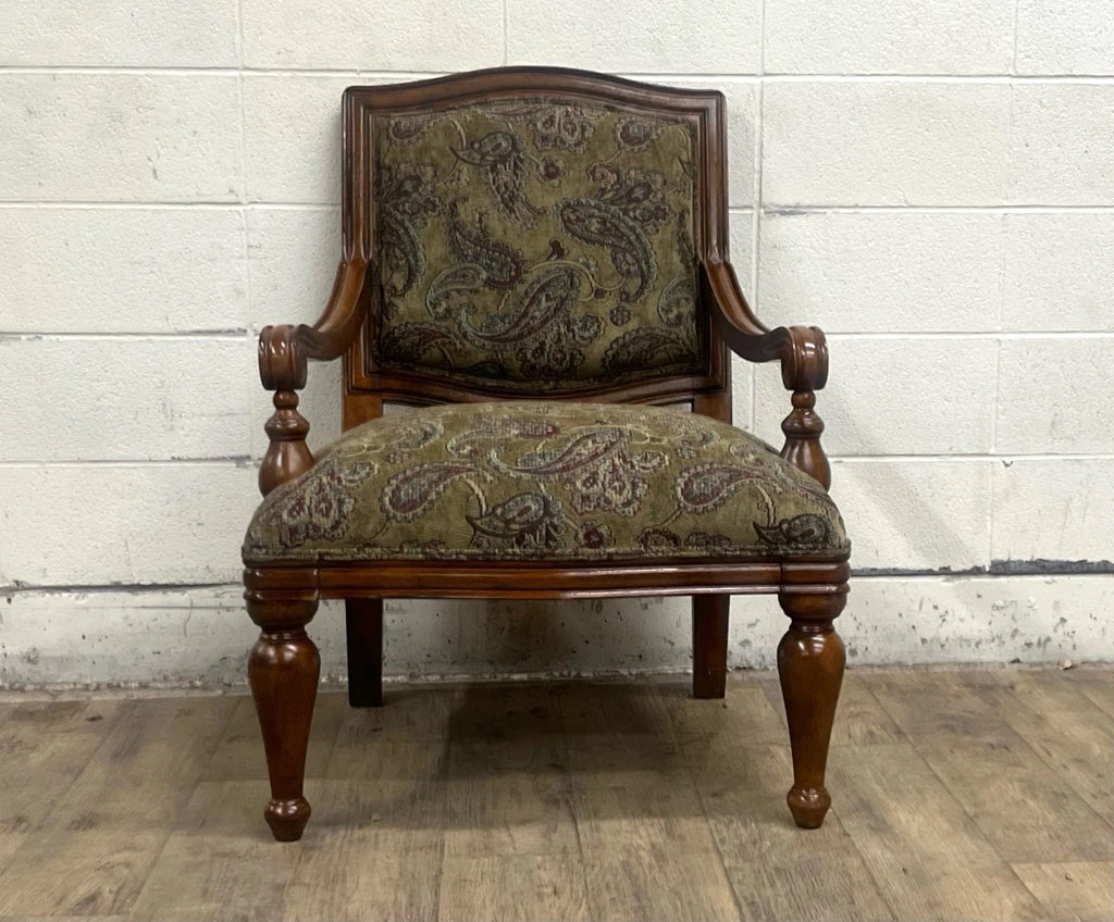 Vintage Best Chairs Inc Paisley Upholstered Lounge Chair Accent Chair