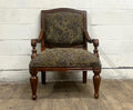 Vintage Best Chairs Inc Paisley Upholstered Lounge Chair Accent Chair