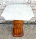 Gothic Style Pedestal Table with USA Symbols