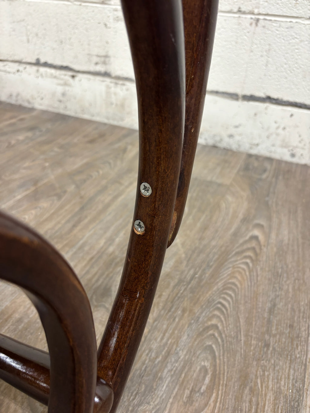 Vintage Thonet Style Bentwood Beechwood Cane Seat Cane Back Rocking Chair