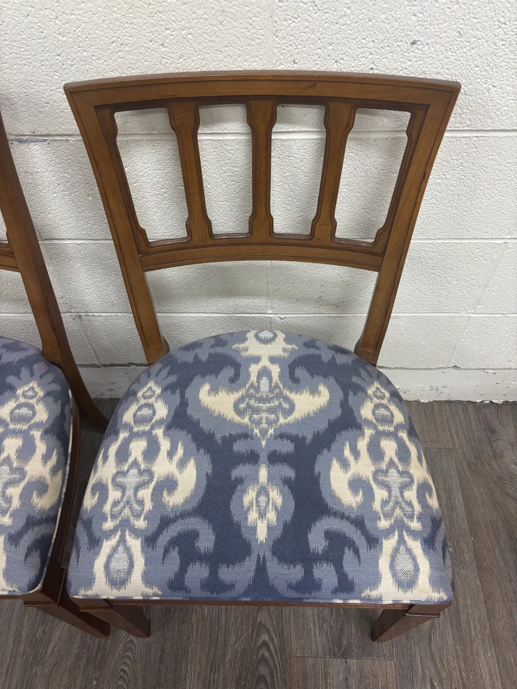 Vintage Mid Century Modern MCM Upholstered Dining Side Chairs - Set of 4