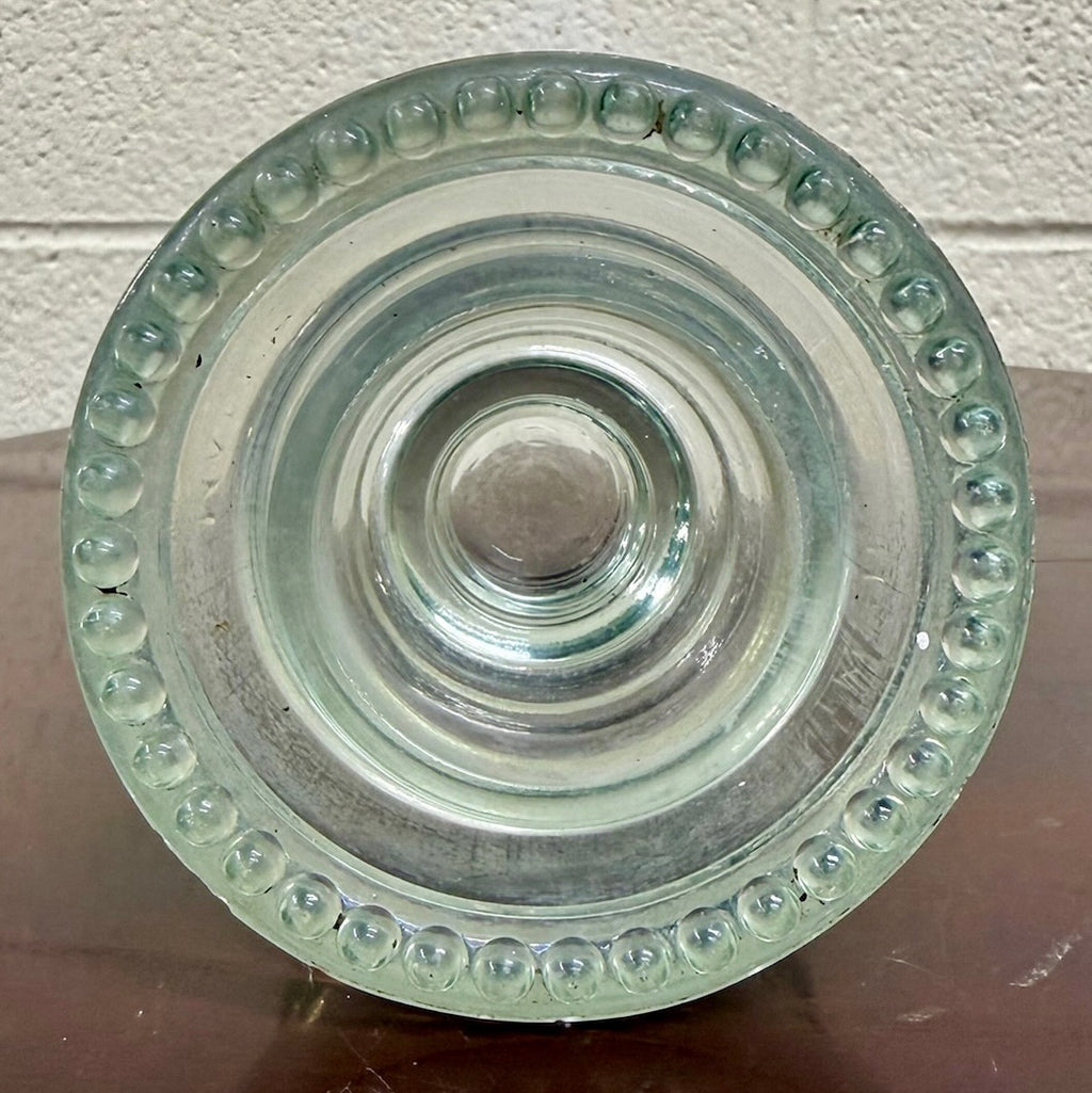 Vintage Hemingray No. 42 Clear Glass Electric Insulator