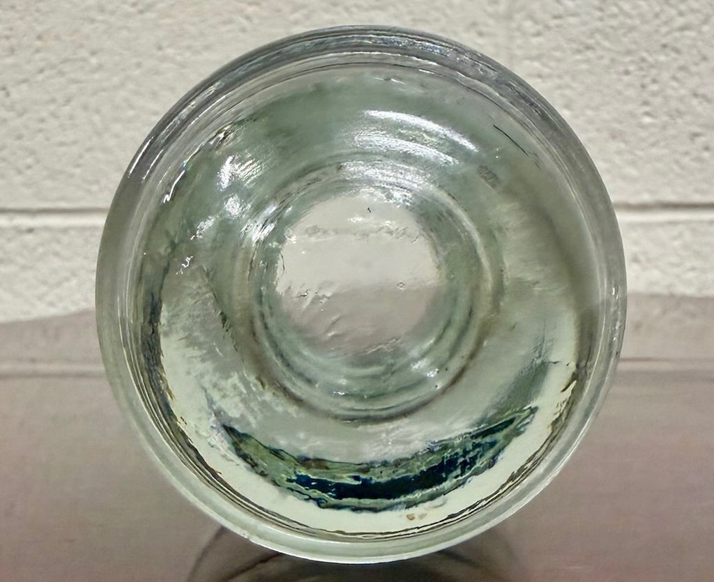 Antique Armstrong Aqua Tinted Glass Electrical or Telephone Insulator