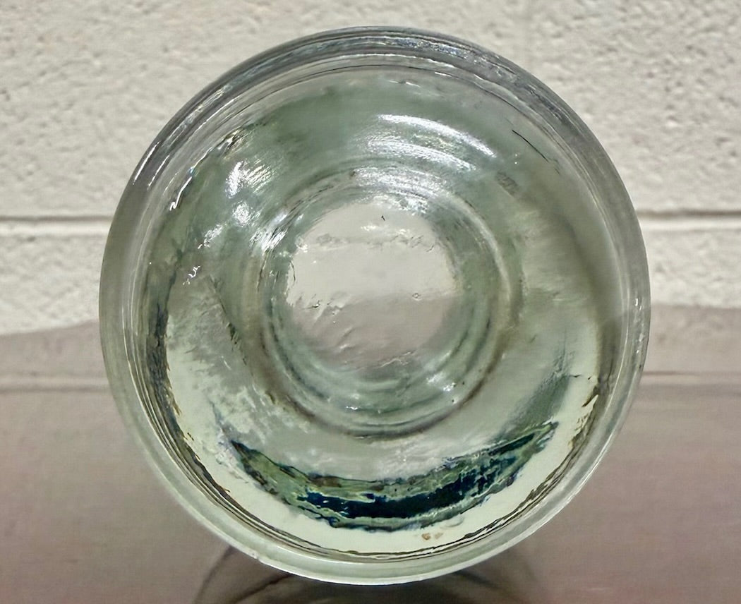 Antique Armstrong Aqua Tinted Glass Electrical or Telephone Insulator