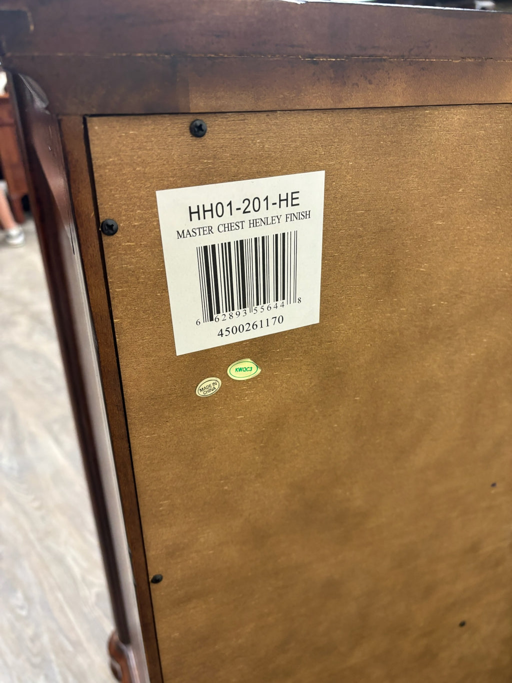 Highland House European Excursions Block Front Master Chest