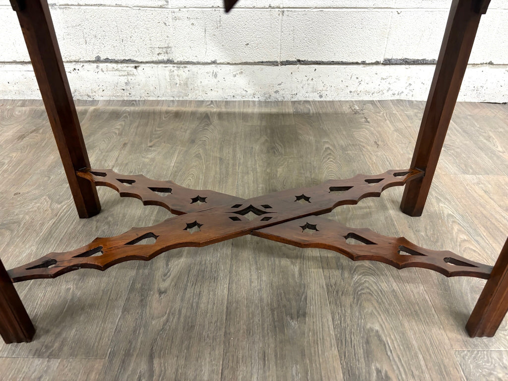 Antique George III Chippendale Style Mahogany Drop Leaf Table
