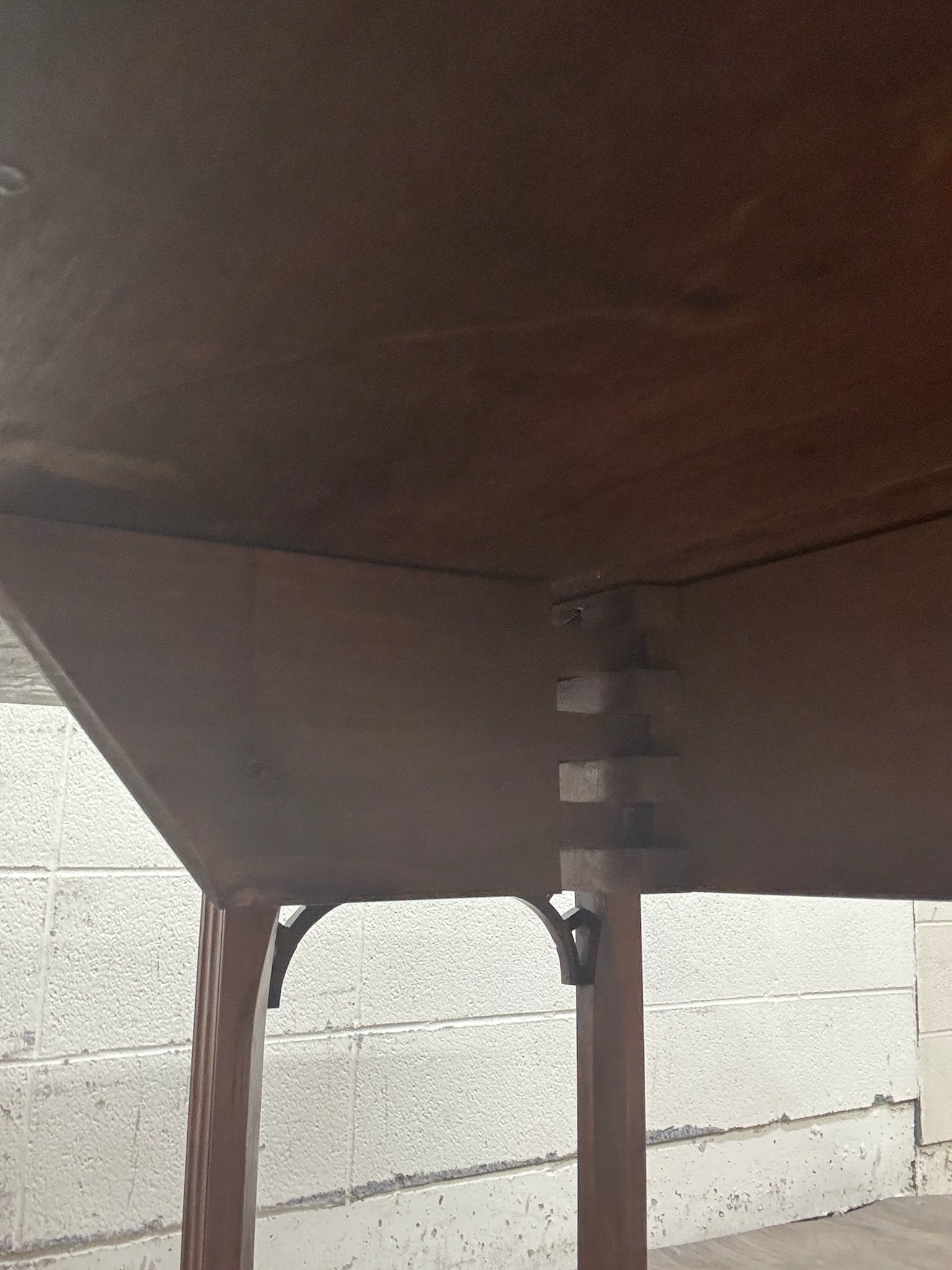 Antique George III Chippendale Style Mahogany Drop Leaf Table
