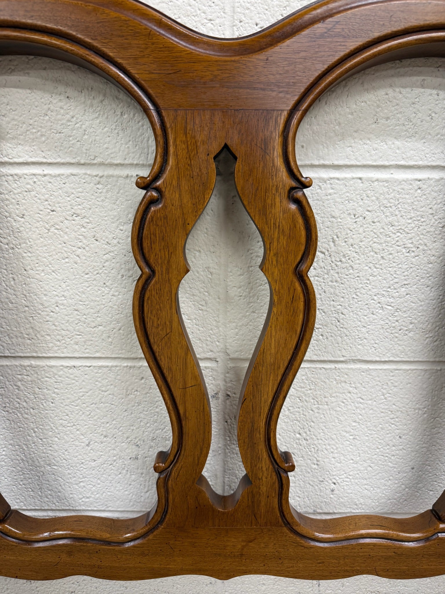 Vintage Full Size Davis Cabinet Co French or Italian Provincial Style Headboard