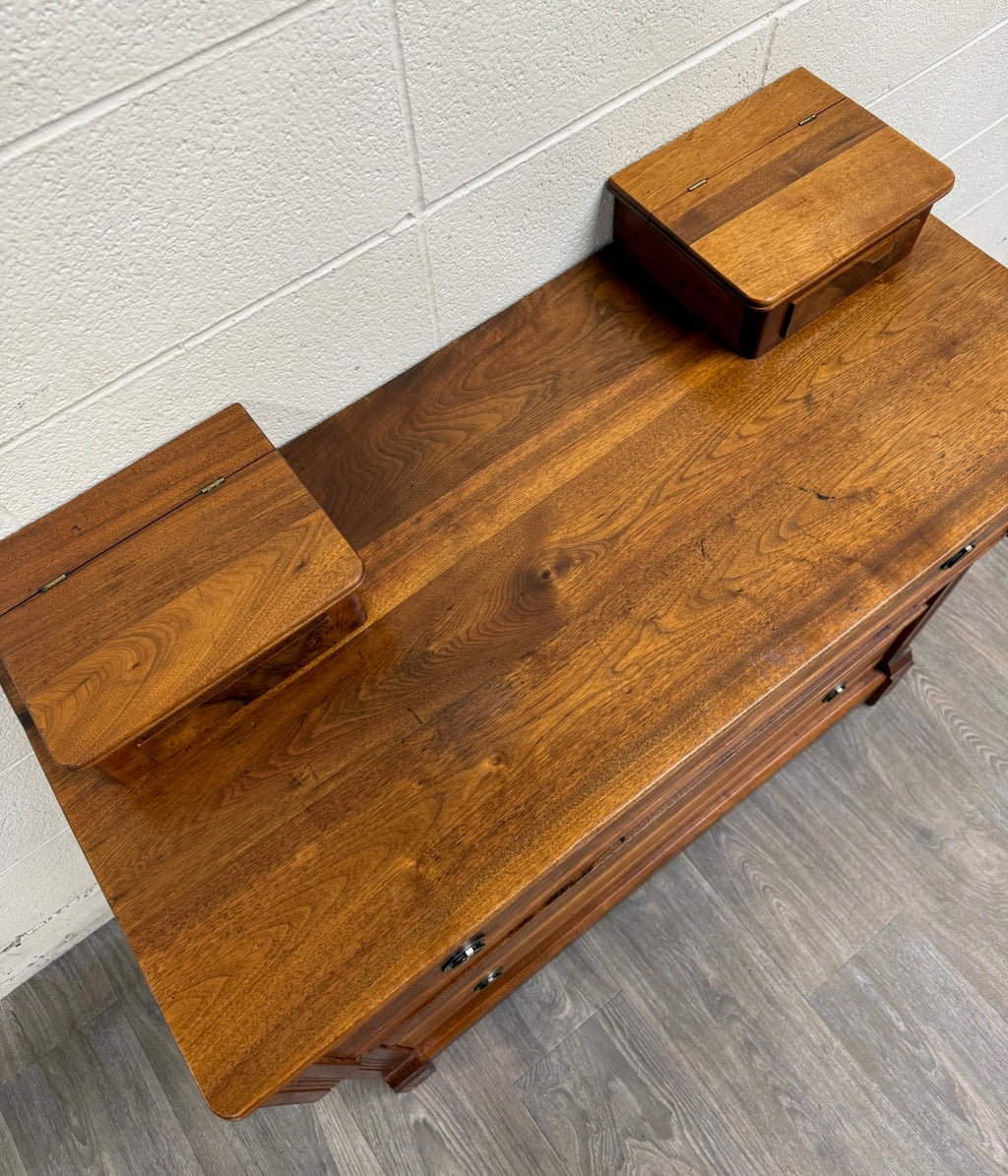 Antique Abernathy Furniture Co. 19th Century Victorian Walnut Chest of Drawers