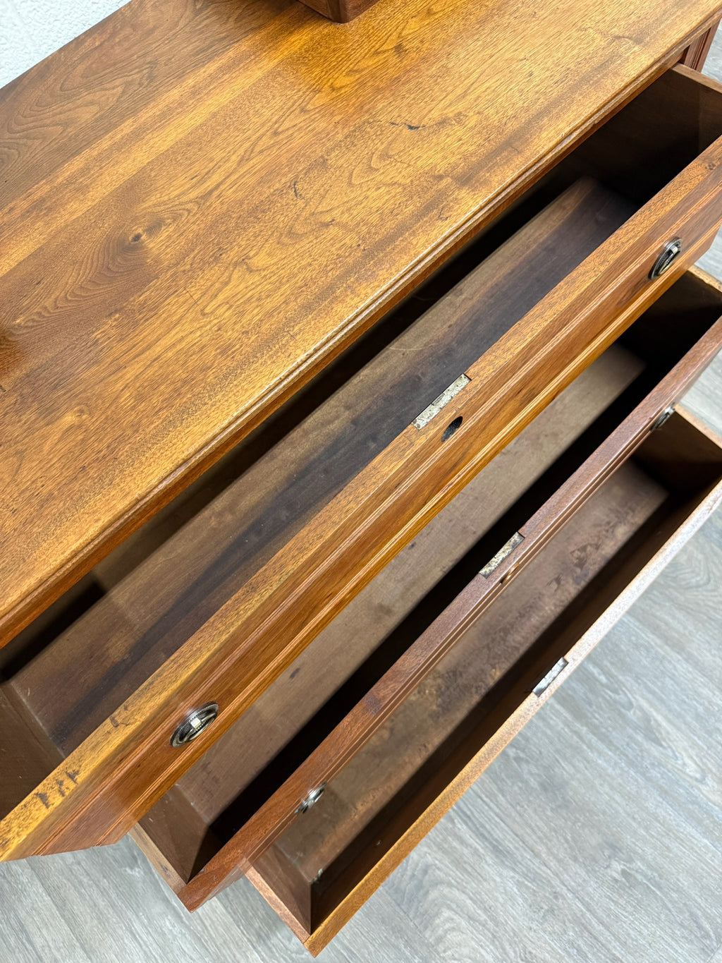 Antique Abernathy Furniture Co. 19th Century Victorian Walnut Chest of Drawers