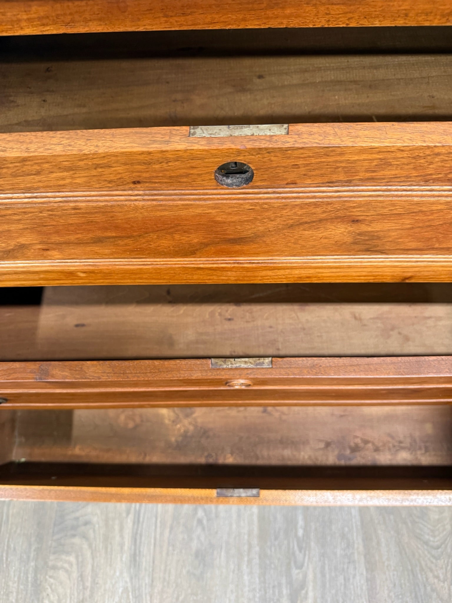 Antique Abernathy Furniture Co. 19th Century Victorian Walnut Chest of Drawers