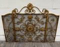 Vintage Hollywood Regency / Rococo Revival Folding Fireplace Screen
