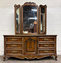 Vintage Drexel Heritage Brittany Collection French Provincial Louis XV Dresser