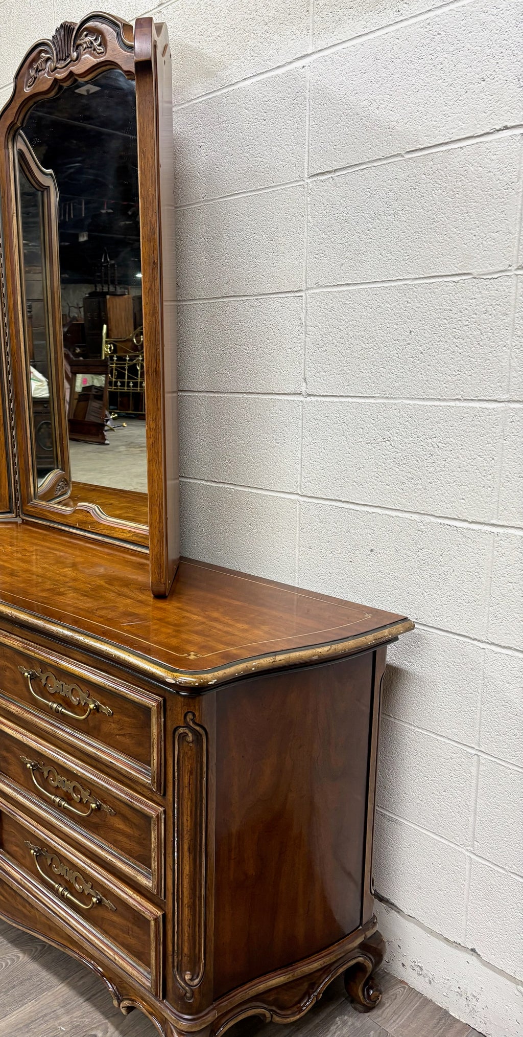 Vintage Drexel Heritage Brittany Collection French Provincial Louis XV Dresser