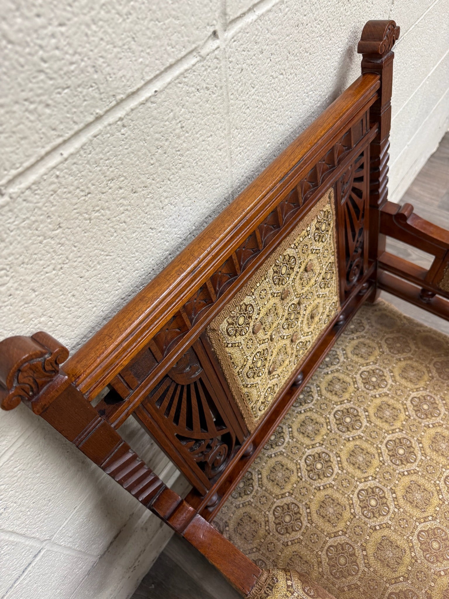Antique Victorian Eastlake Library Chair Lounge Chair Armchair