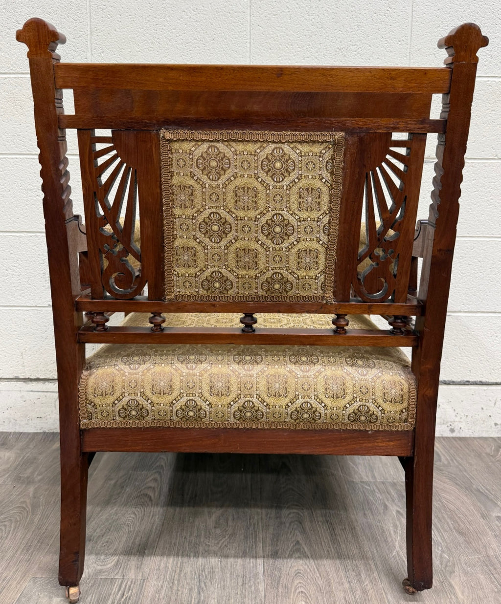 Antique Victorian Eastlake Library Chair Lounge Chair Armchair