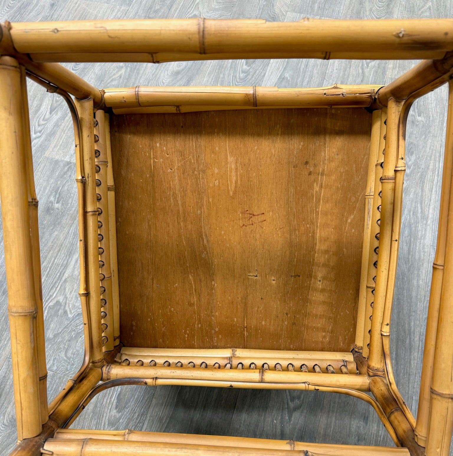 Antique Brighton Pavilion Style Bamboo Lounge Chair Armchair