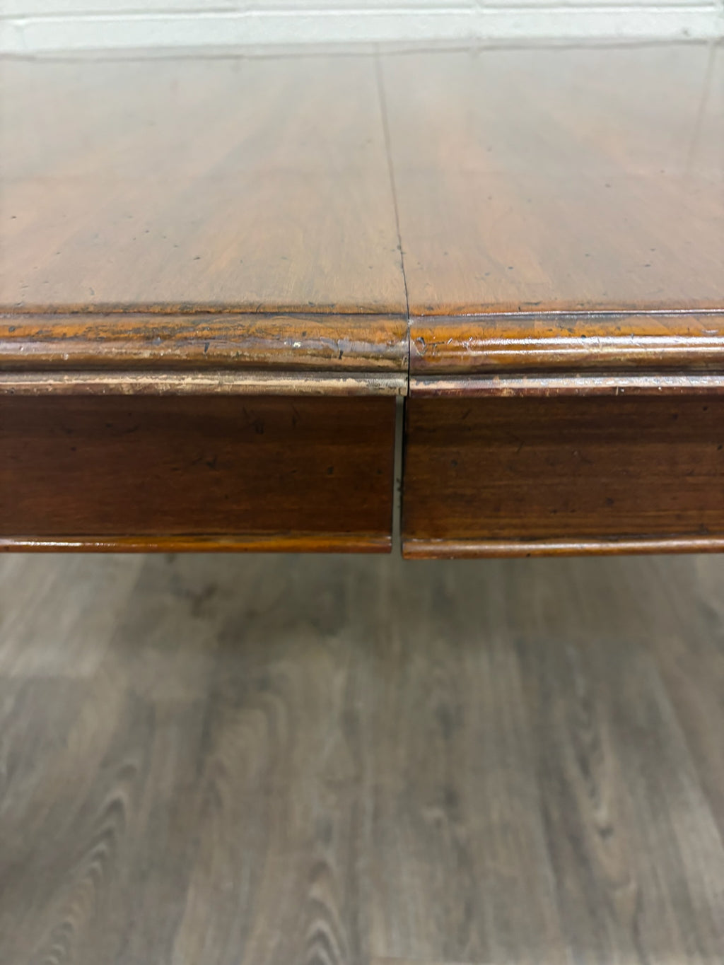 Vintage Queen Anne Style Oval Walnut Dining Table