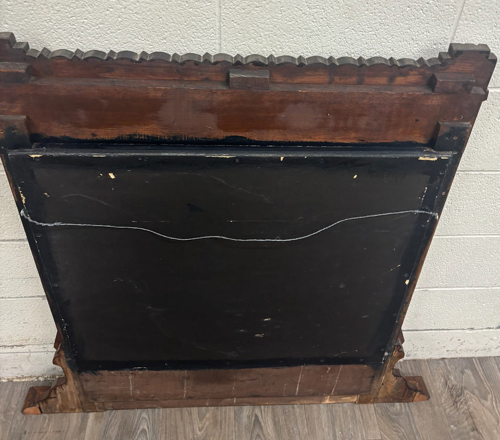Antique Late 19th Century Victorian Eastlake Hand Incised Dresser Mirror