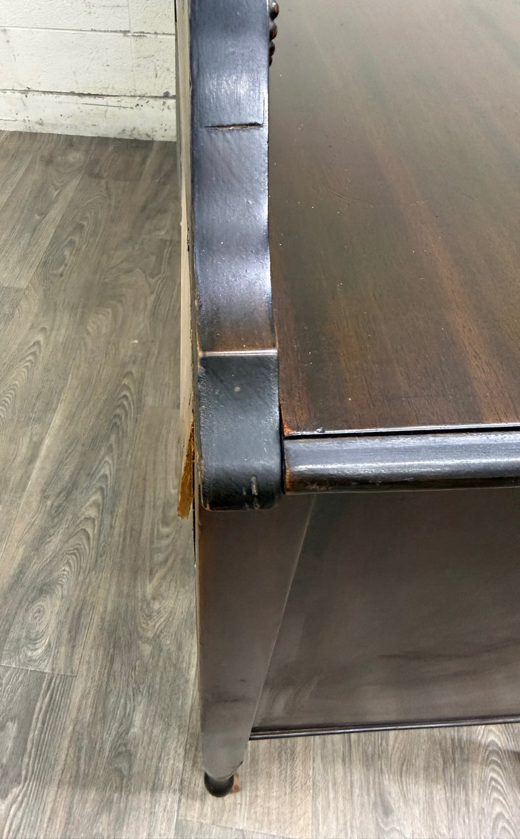 Vintage Georgian Revival Mahogany Sideboard Buffet Console