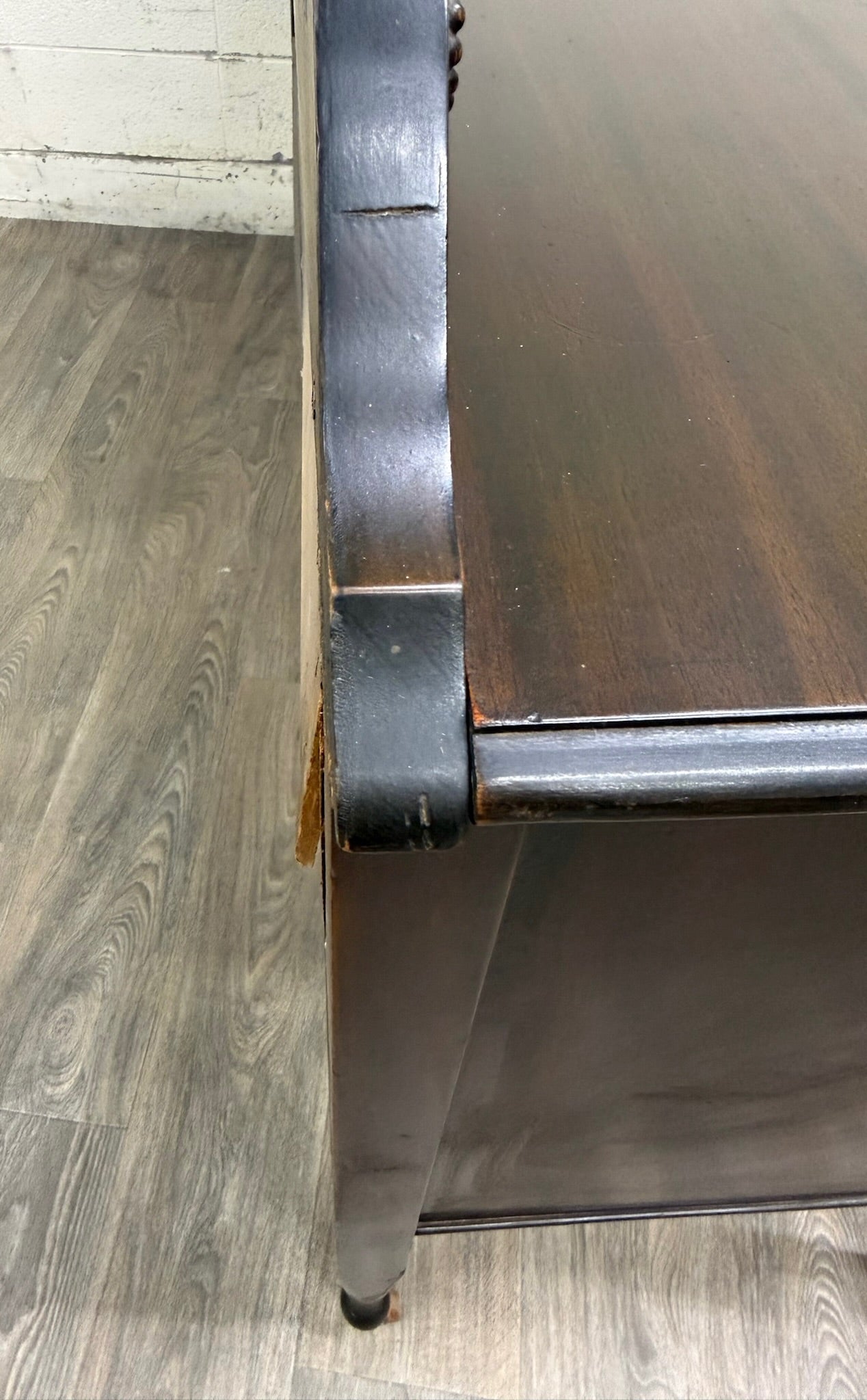 Vintage Georgian Revival Mahogany Sideboard Buffet Console