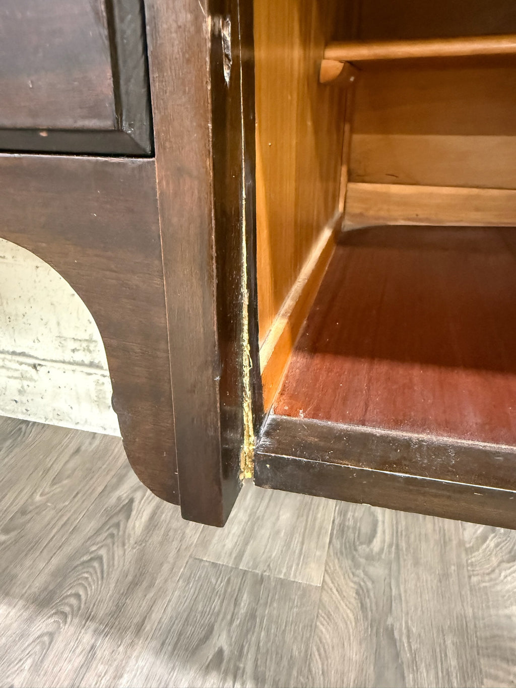 Vintage Georgian Revival Mahogany Sideboard Buffet Console