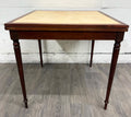 Vintage Mahogany Folding Card Table Game Table