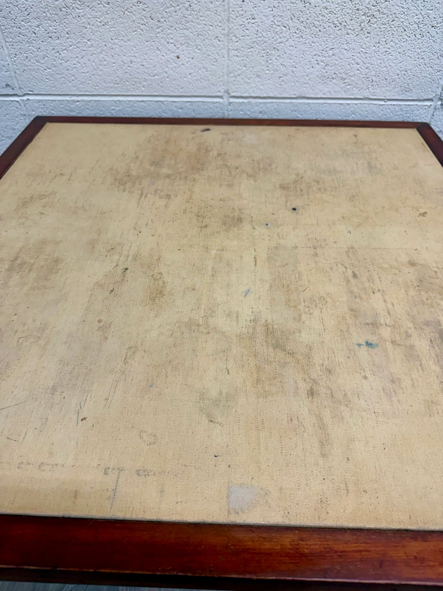 Vintage Mahogany Folding Card Table Game Table