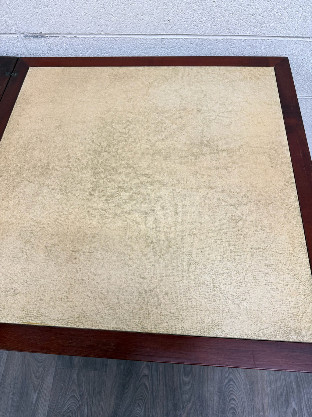 Vintage Mahogany Folding Card Table Game Table