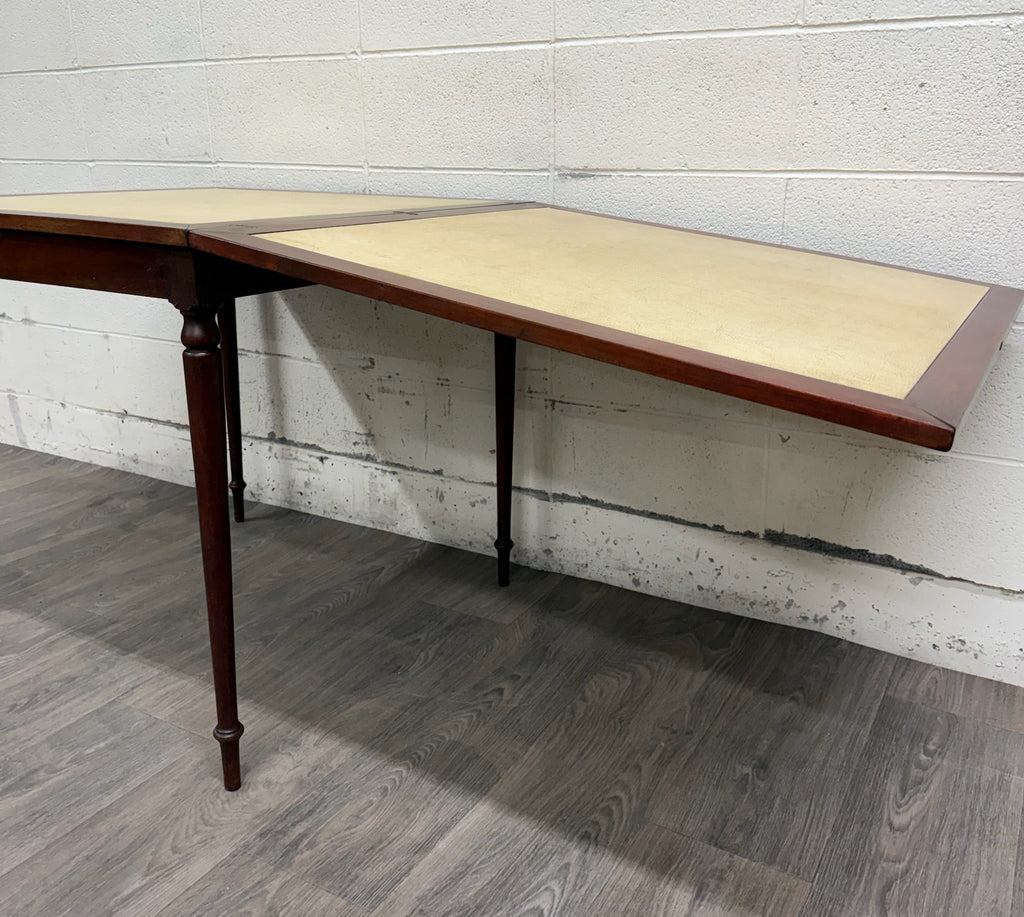 Vintage Mahogany Folding Card Table Game Table