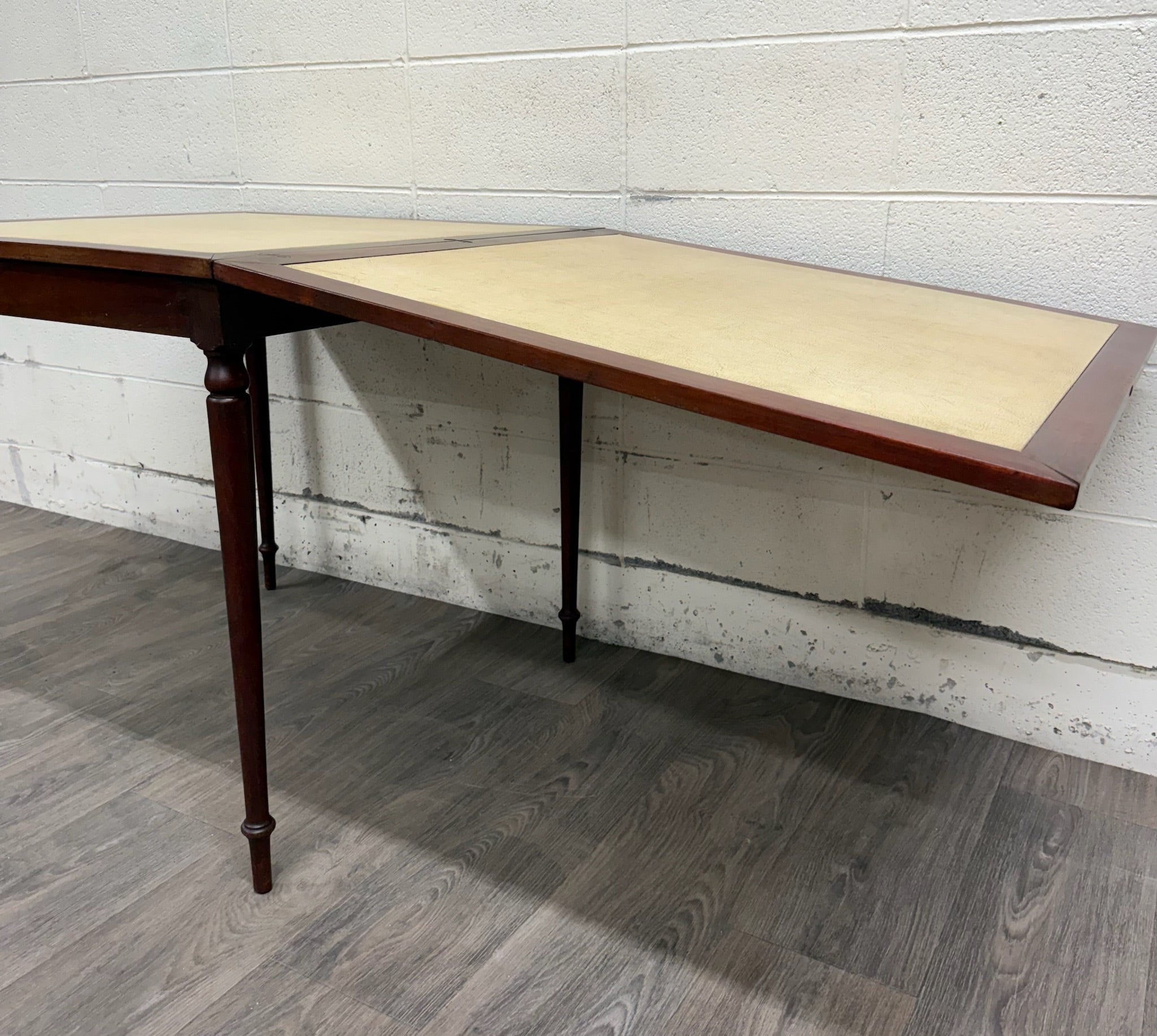 Vintage Mahogany Folding Card Table Game Table