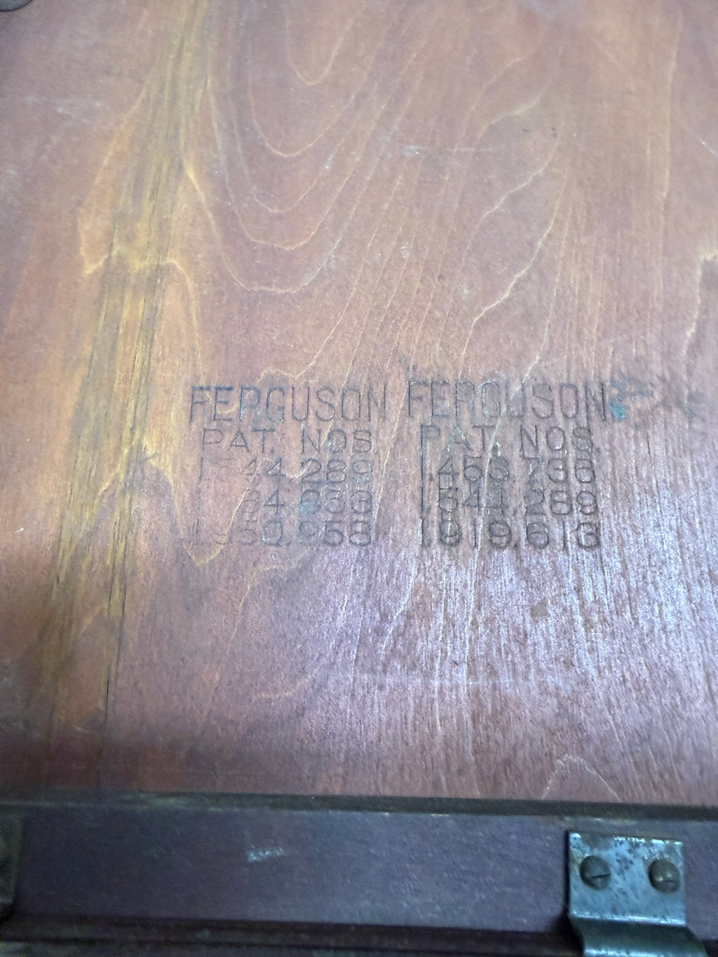 Vintage Mahogany Folding Card Table Game Table