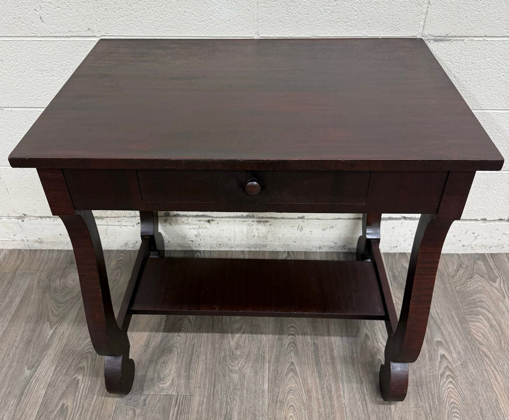 VTG Helm’s Furniture Empire / Colonial Revival Style Library Sofa Console Table