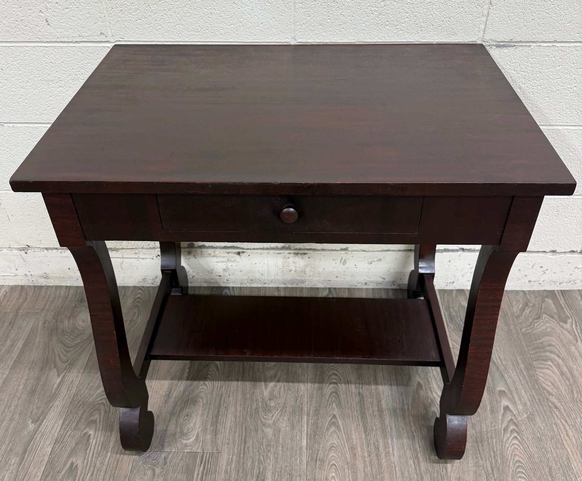 VTG Helm’s Furniture Empire / Colonial Revival Style Library Sofa Console Table