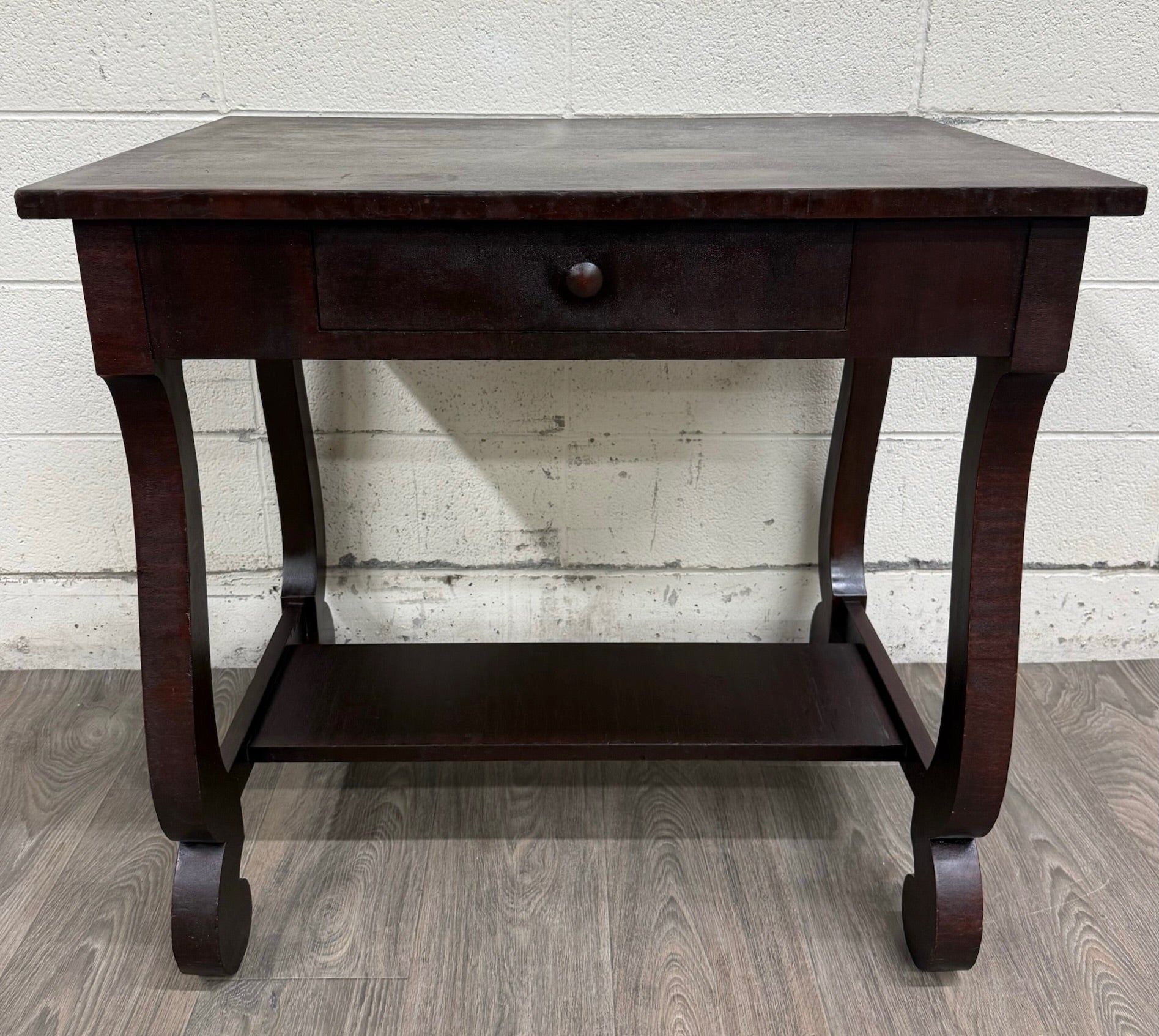 VTG Helm’s Furniture Empire / Colonial Revival Style Library Sofa Console Table