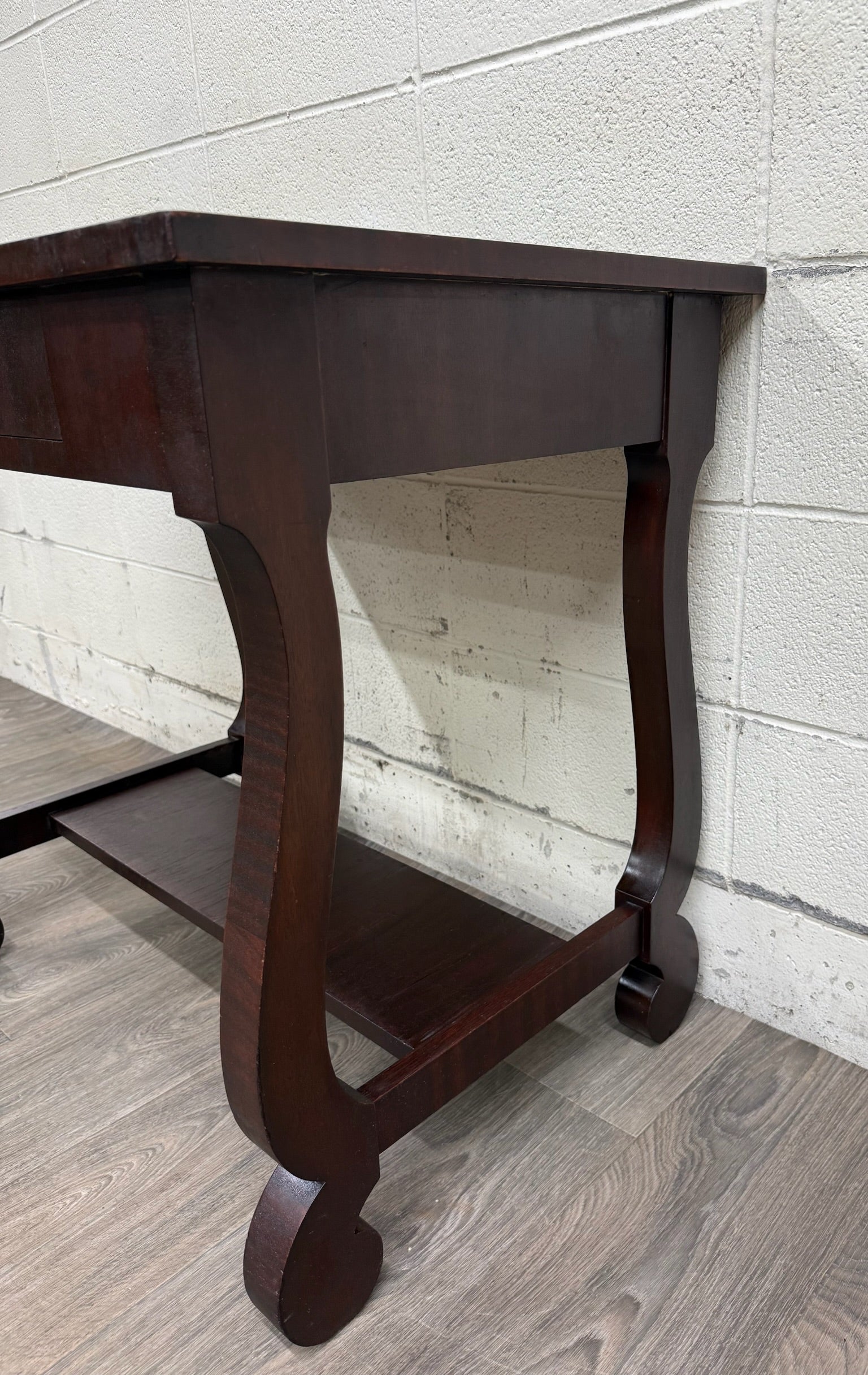 VTG Helm’s Furniture Empire / Colonial Revival Style Library Sofa Console Table
