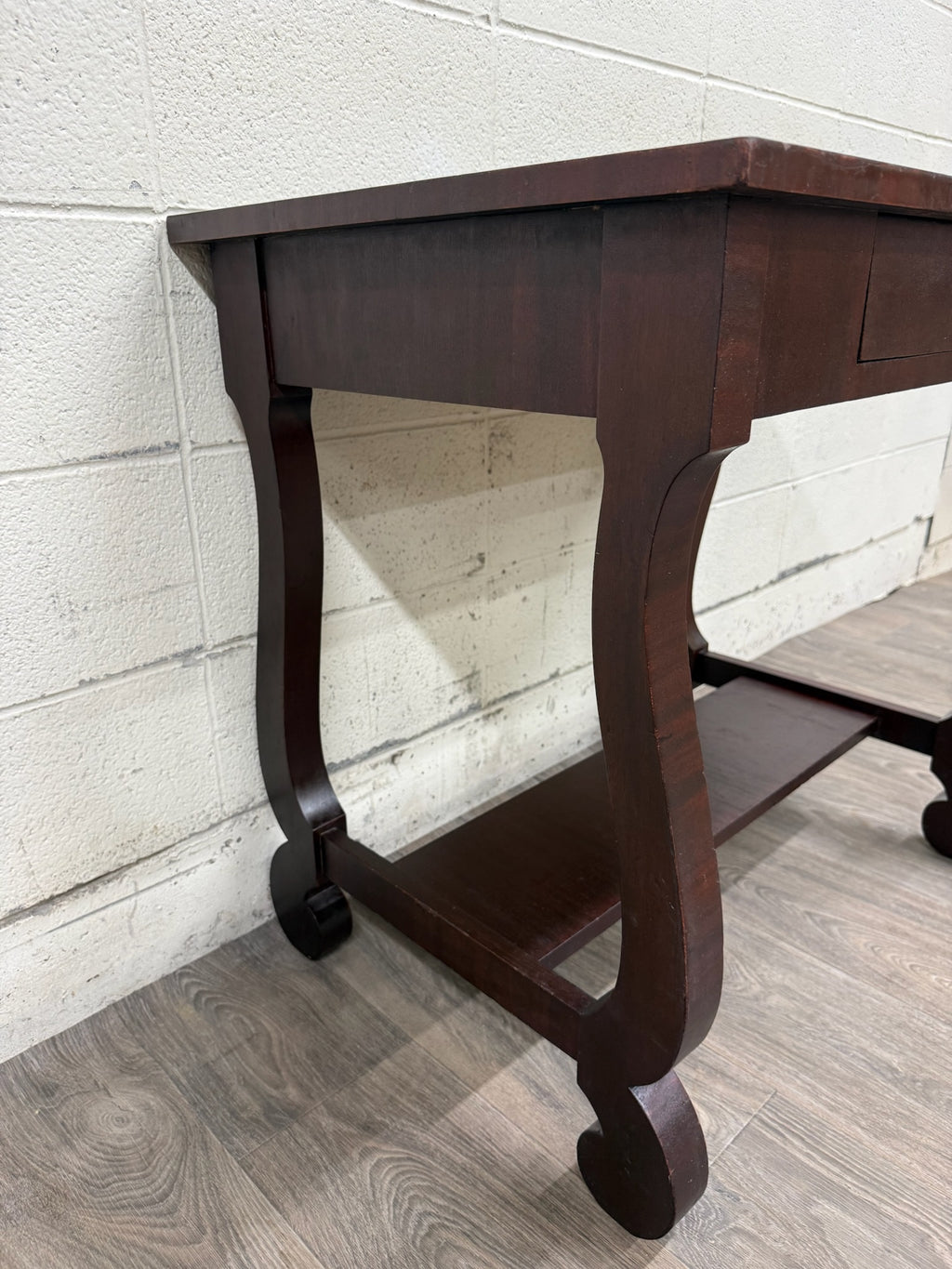 VTG Helm’s Furniture Empire / Colonial Revival Style Library Sofa Console Table