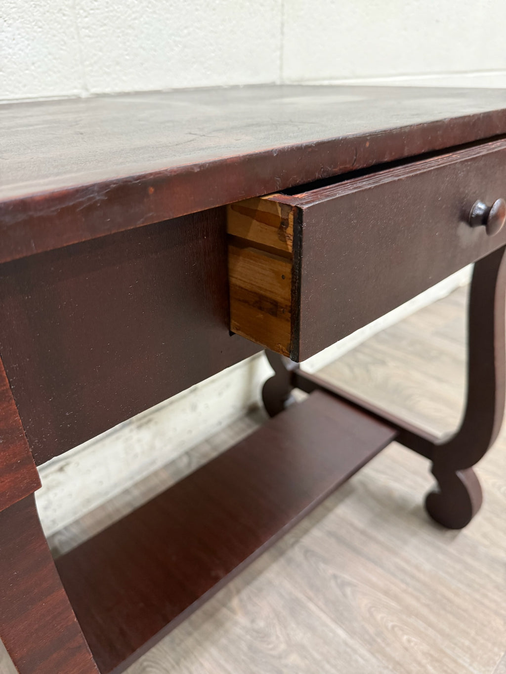 VTG Helm’s Furniture Empire / Colonial Revival Style Library Sofa Console Table