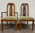 Vintage Mid Century Modern or Regency / Neoclassical Style Dining Chairs - Pair