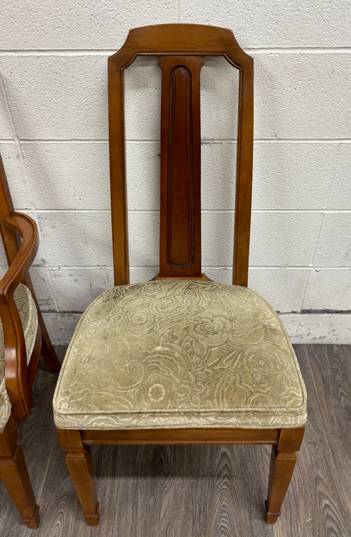 Vintage Mid Century Modern or Regency / Neoclassical Style Dining Chairs - Pair