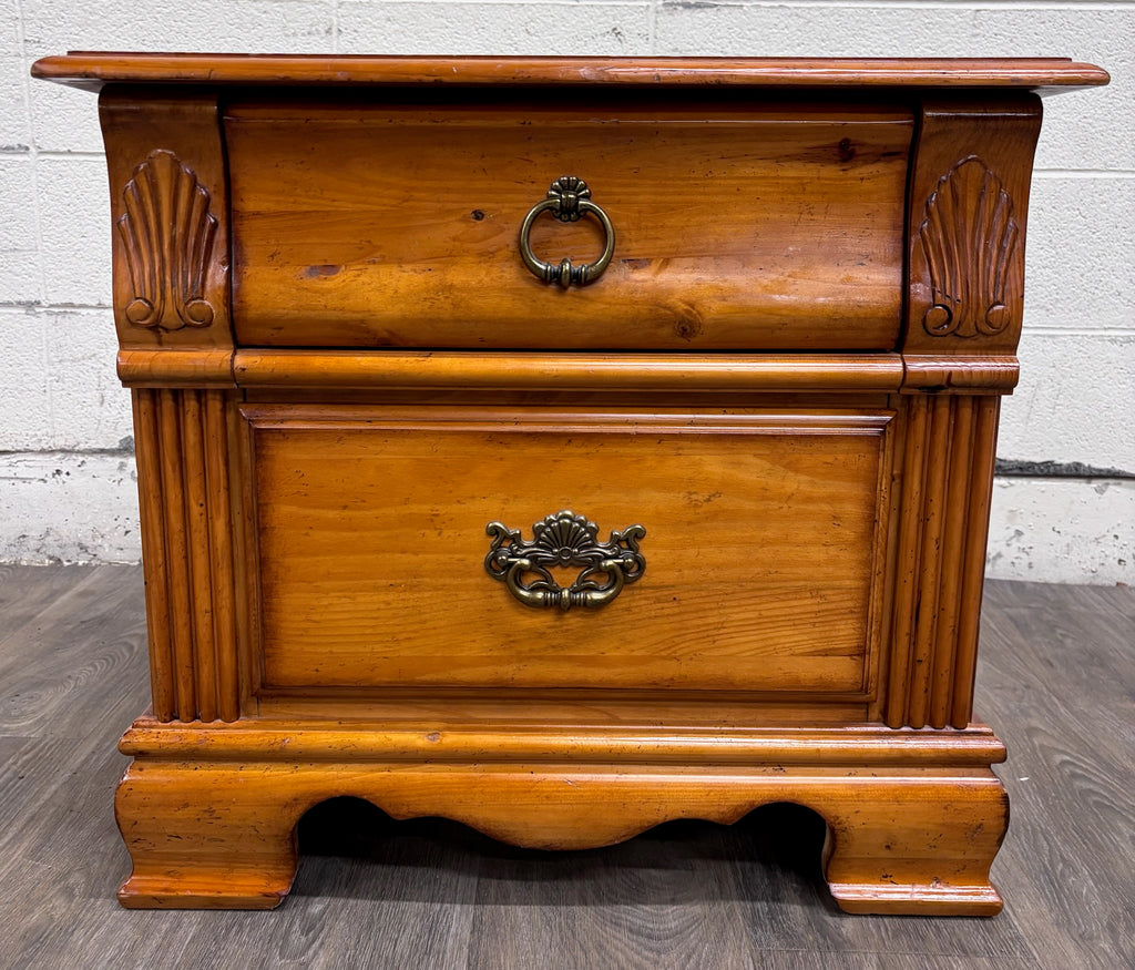 Towood Lifee French Provincial Inspired Two Drawer Nightstand