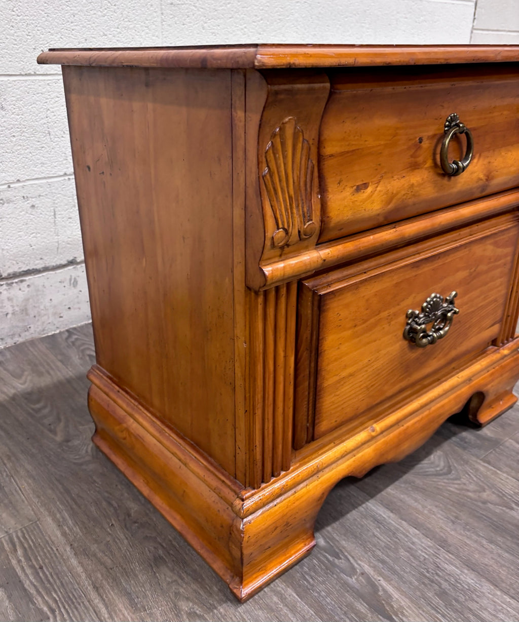 Towood Lifee French Provincial Inspired Two Drawer Nightstand