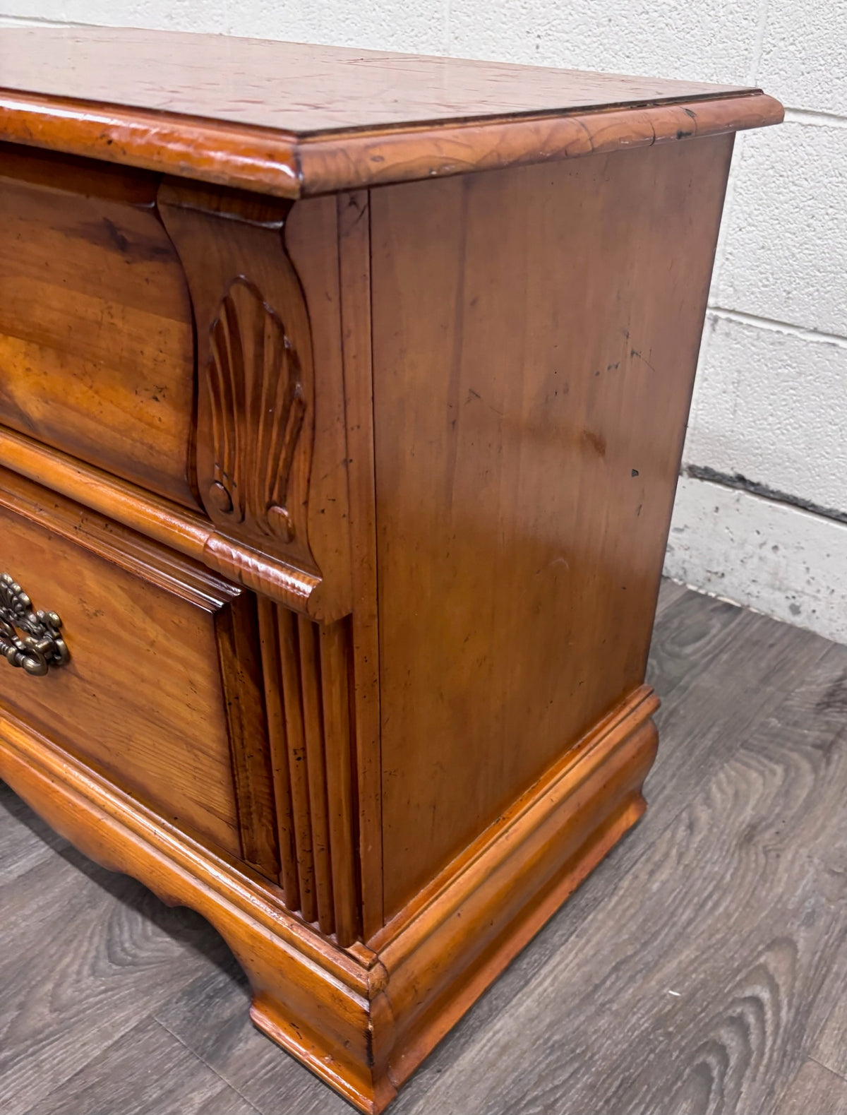 Towood Lifee French Provincial Inspired Two Drawer Nightstand