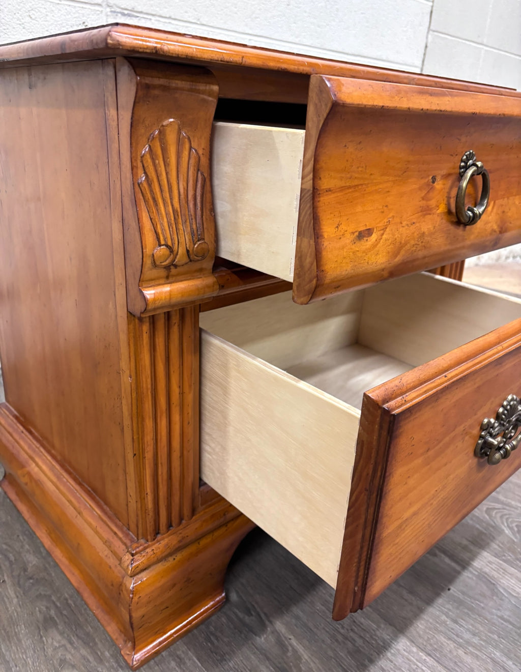 Towood Lifee French Provincial Inspired Two Drawer Nightstand