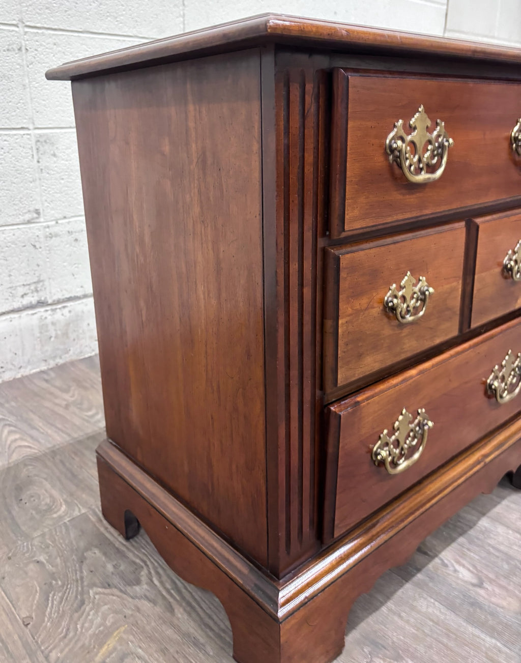 Vintage Broyhill Premier Four Drawer Bachelor’s Chest Nightstand